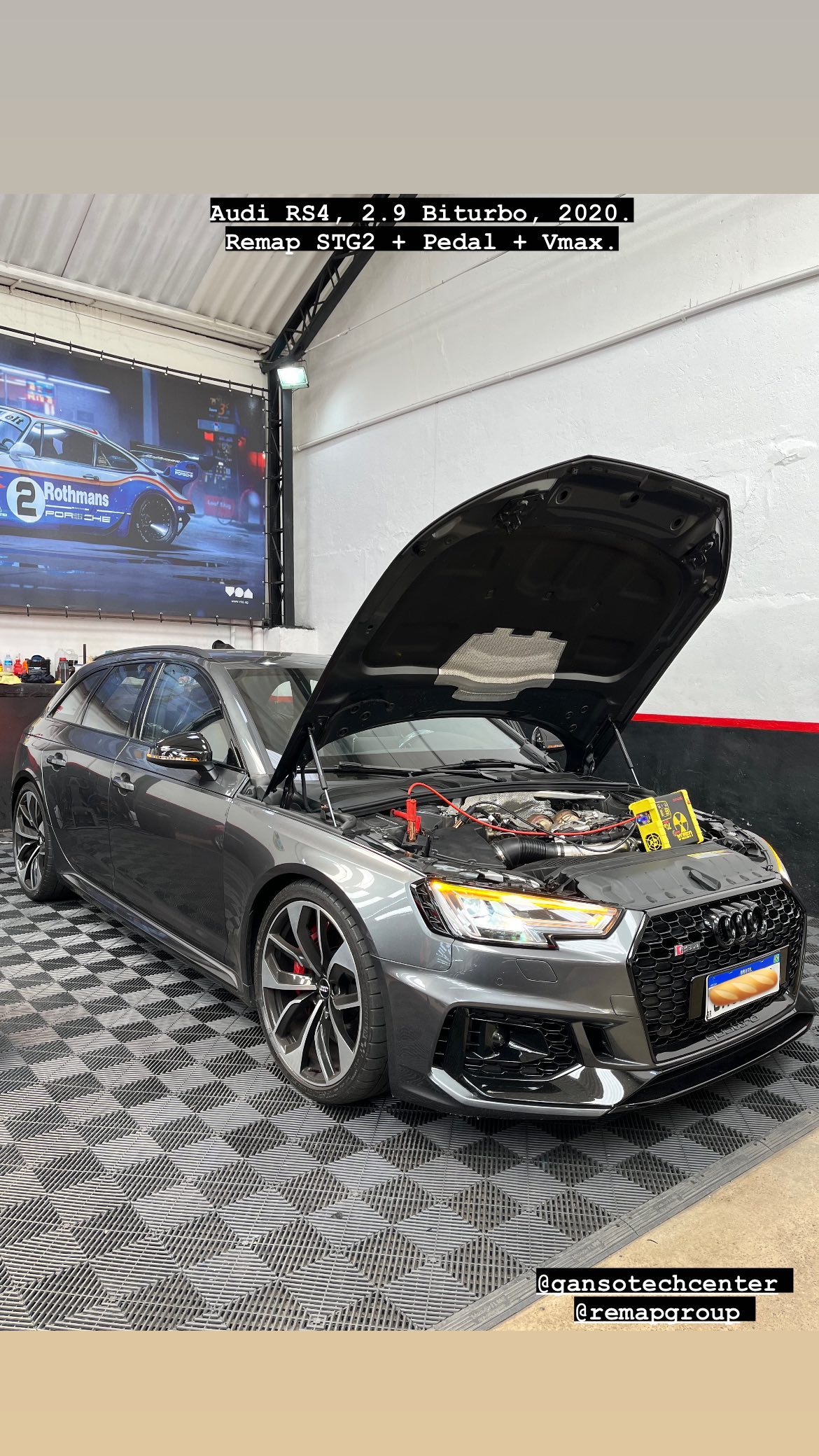 audi rs4 2.9 biturbo 2020 remap stg2 pedal vmax