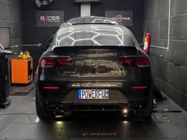 Mercedes GLC63 S AMG, 4.0 V8 Biturbo, 510 Hp, 2022. Remap CUSTOM STG2 + CPC + Pedal + Limitador OFF.