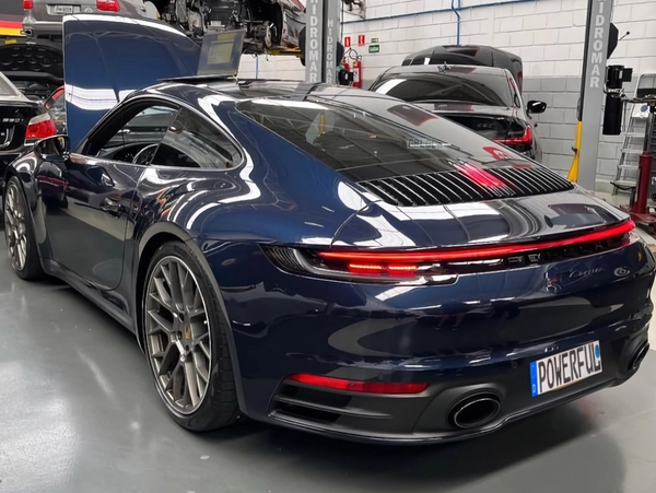 porsche 992 carrera 385 hp 2020 remap stg2 pedal o2dtcoff